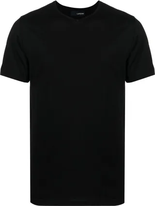 round-neck lyocell T-shirt