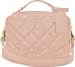 Johnny Loves Rosie - Quilted Nude Sasha Vegan Leather Bag