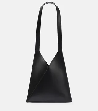 Japanese Small leather tote bag