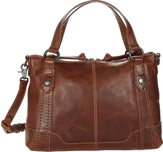 Frye Melissa Medium Crossbody (Dark Brown) Handbags