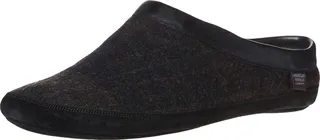 Allen Edmonds mens Kipp Slipper Black Grey 7 M
