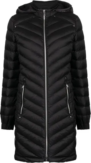 Padded Hooded Down Coat