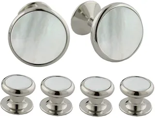 Brass Cuff Link & Stud Set