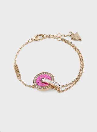 Round Detailed Chain Bracelet