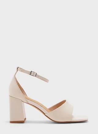 Ankle Strap Low Heel Sandals