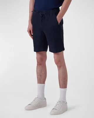 Men's Drawstring Linen Shorts