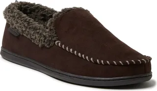 Dearfoams Mens Eli MFS Moc w Whipstitch