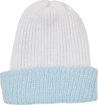 Reversible Angora Blend Beanie