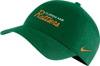 Nike Unisex College Campus 365 (FAMU) Adjustable Hat in Green