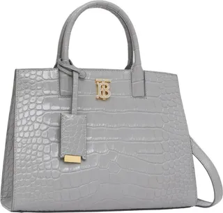 Burberry Mini Leather Frances Tote Bag