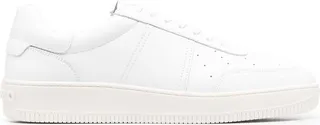Magic leather low-top sneakers