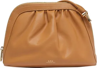 A.P.C. Logo Detailed Zip-Up Shoulder Bag