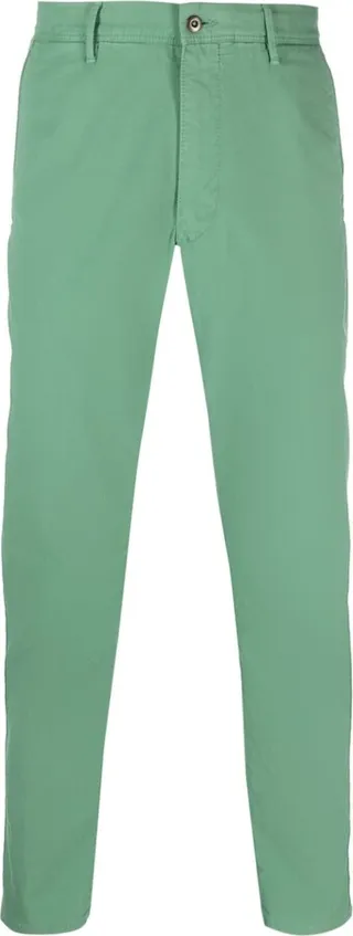 Cropped Straight-Leg Trousers