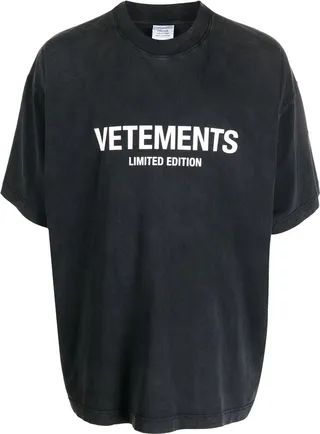 logo print short-sleeve T-shirt