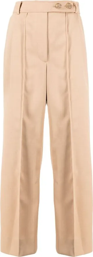 Straigtht Cropped Trousers