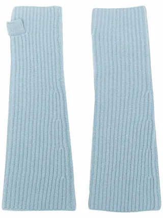 Ribbed Wool Mittens