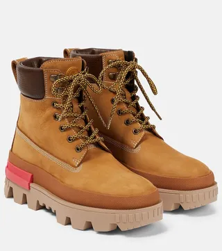 Mon Corp suede lace-up boots