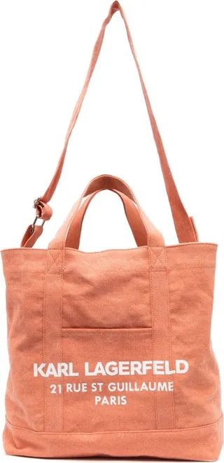 Logo-Print Recycled-Cotton Tote Bag