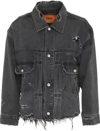 Denim Outerwear Black