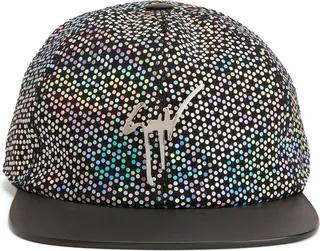 Cohen sequin-embellished baseball cap