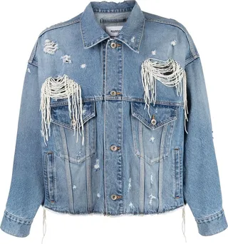 Distressed Denim Jacket