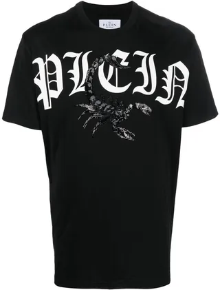 Scoprion logo-print T-shirt