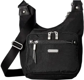 Baggallini RFID Cross City Bagg (Black) Handbags