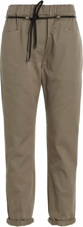 Leather Belt Pants