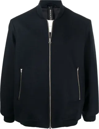 GIRTON wool ribbed bomber jacket