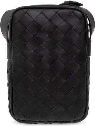 Bottega Veneta Intrecciato Zipped Phone Pouch