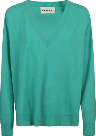 Oversized V-neck Jumper