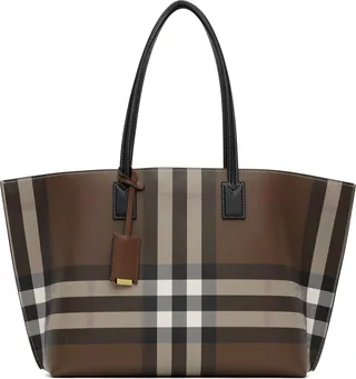 Burberry Brown Check Tote