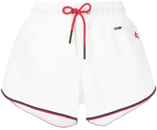 Rainbow drawstring shorts