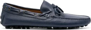 Lace-Up Leather Loafers