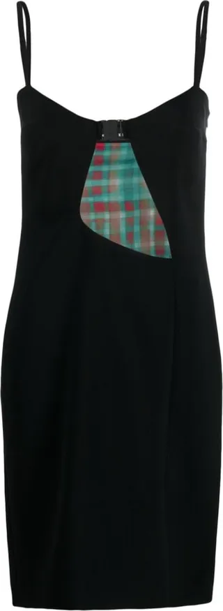 Buckled Cutout Minidress