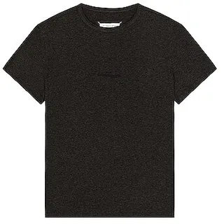 Maison Margiela Upside Down Logo Tee in Charcoal