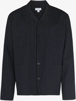 Striped Cotton Pyjama Shirt