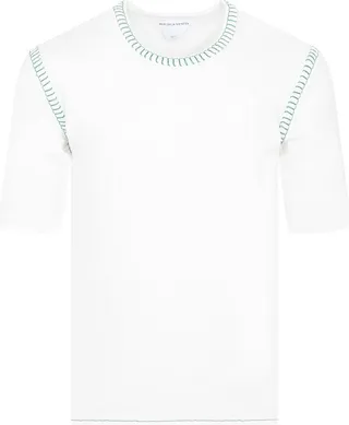 Bottega Veneta Stitch Detailed Crewneck T-Shirt
