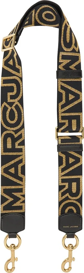 Marc Jacobs Logo Canvas Bag Strap