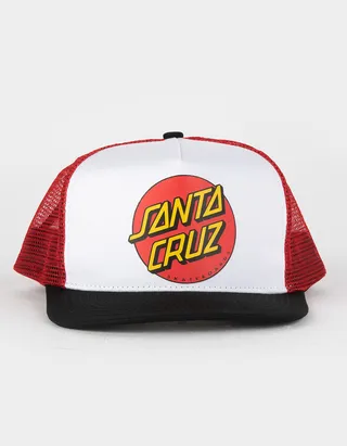 SANTA CRUZ Classic Dot Mens Mesh Trucker Hat