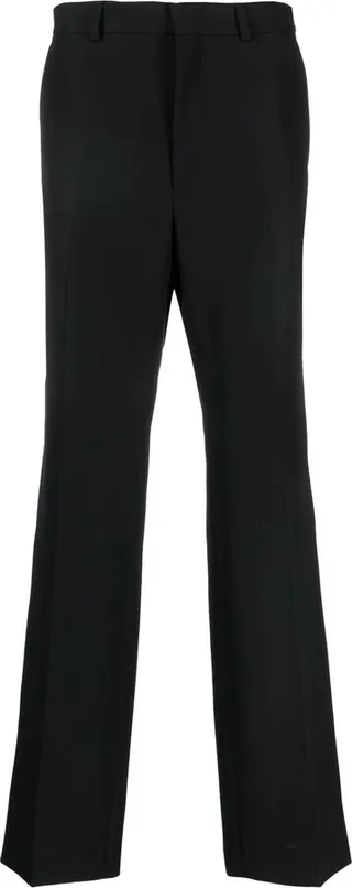 Flared-Leg Design Trousers