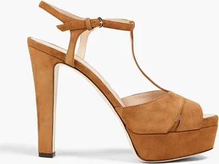 Royal suede platform sandals