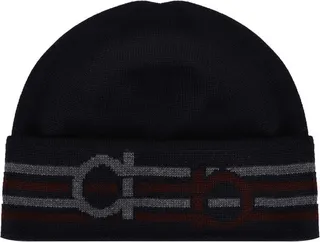 Salvatore Ferragamo Logo Intarsia Beanie