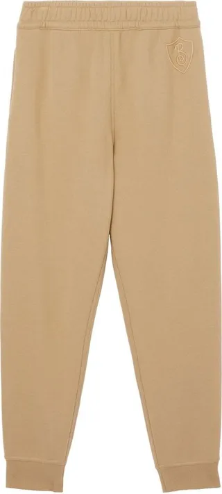 Logo Patch Cotton Track Pants