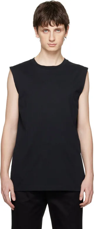 Acne Studios Black Sleeveless T-Shirt