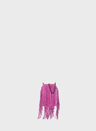 Fringes Leather Crossbody Bag