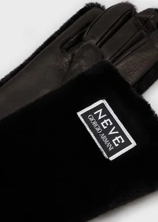 Giorgio Armani Neve leather gloves