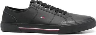 Embroidered Logo Vulcanised Low-Top Sneakers