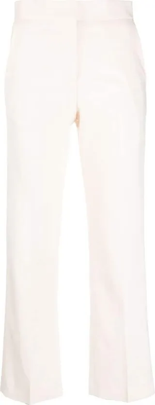 Cropped Tailored-Cut Trousers