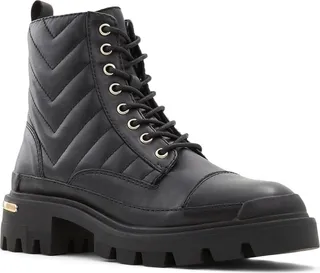 Quilt Combat Boot